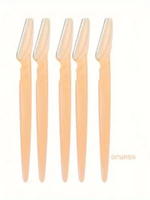 5 Stk Øyenbrynshøvel Oransje