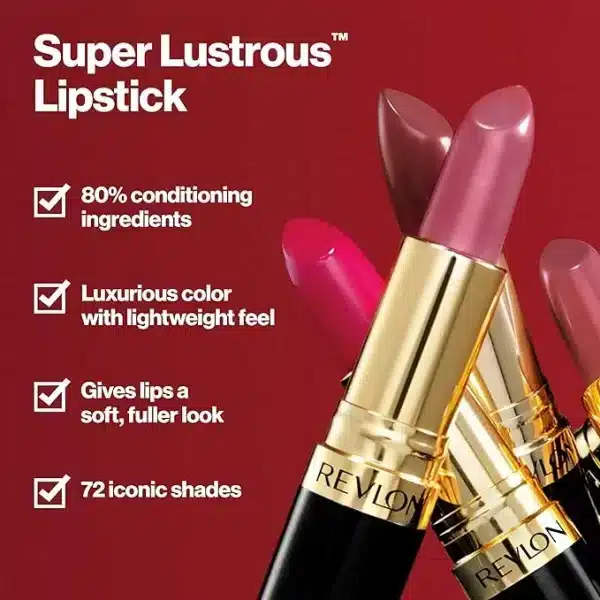 Revlon Super Lustrous Lipstick 663 Va Va Violet