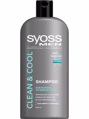 Syoss MEN Clean & Cool Shampoo 500 ml